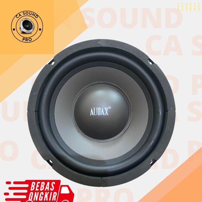 Speaker Audax Ax 6050 Wpb8 Woofer 6 Inch 200 Watt 8 Ohm Rubber Series Kualitas Premium