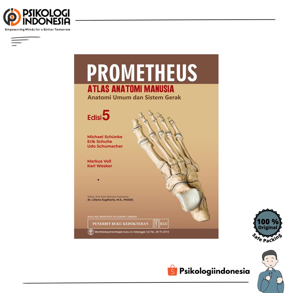 Prometheus Atlas Anatomi Manusia : Anatomi Umum & Sistem Gerak, Ed.5
