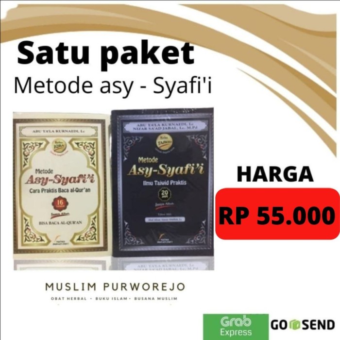 

sale buku Metode Asy Syafii Cara praktis Baca Al Quran ilmu Tajwid Praktis Termurah