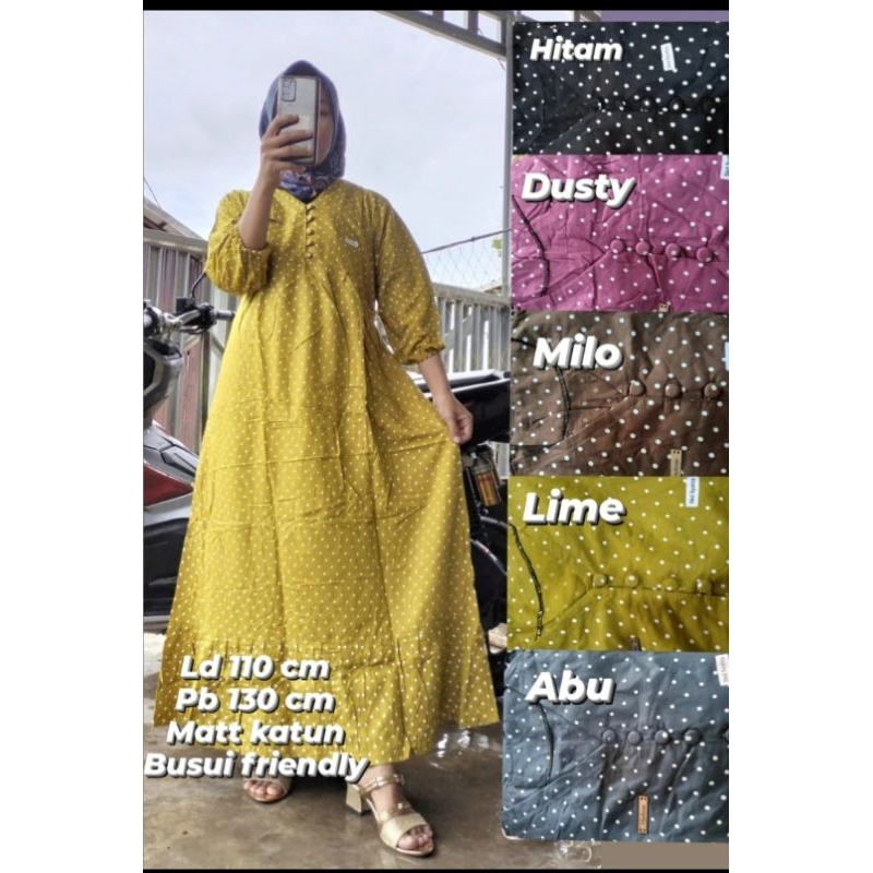 [LIMITED] BEST PRODUCT LONG DRESS MIDI DASTER CANDA PANJANG