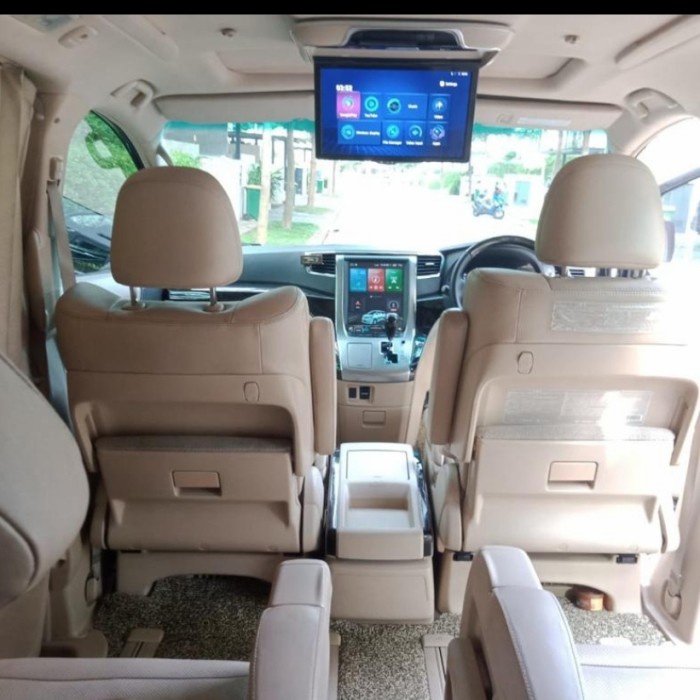 Promo Tv Tengah Plafon Monitor Alphard Vellfire Android Roof Tv 13,3 Inch