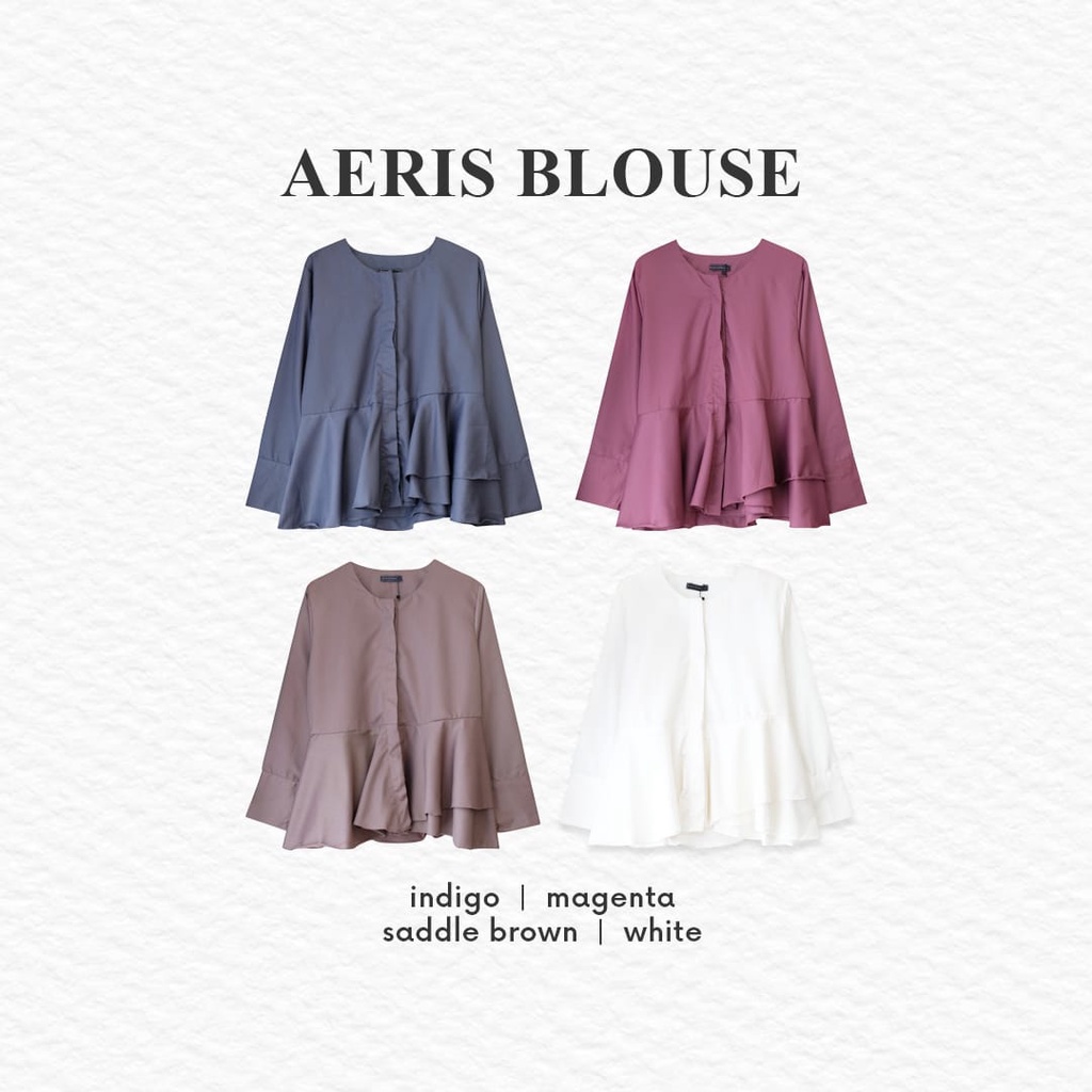 STYLISH MODERN Bigissimo - Aeris Blouse Atasan Blouse Big Size Jumbo