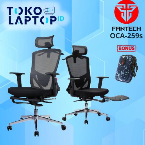 Fantech OCA259s / OCA-259s Kursi Kantor Kerja Jaring Office Chair