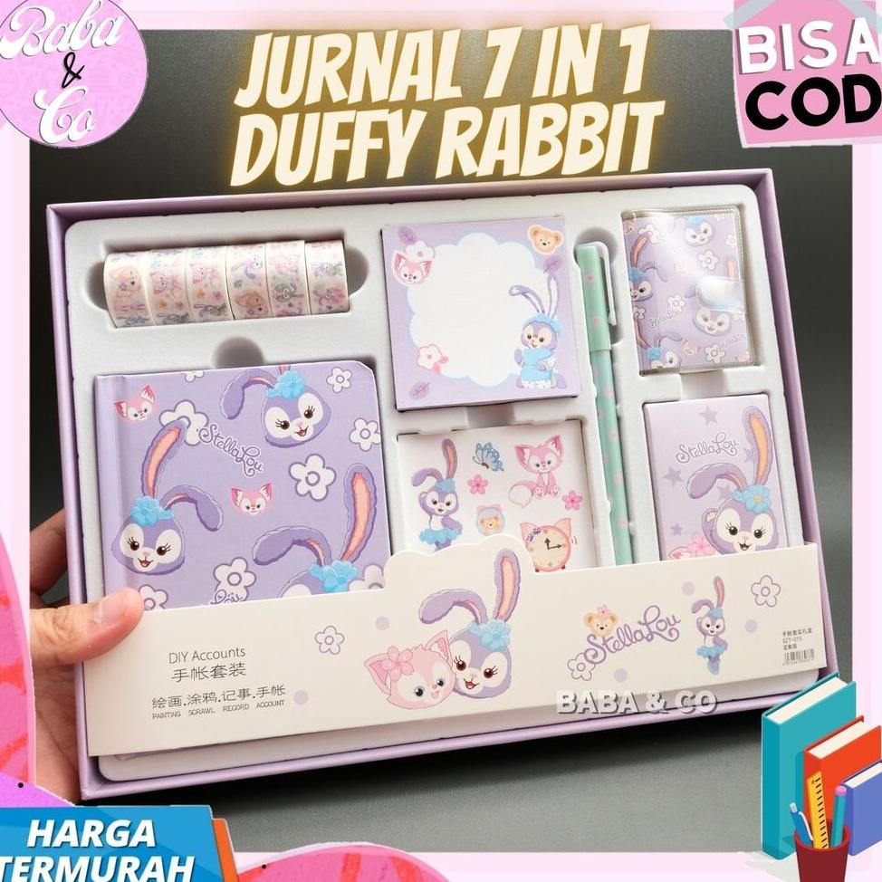 

TERBARU JURNAL 7 IN 1 DUFFY RABBIT PAKET ALAT TULIS JURNAL 7 IN 1 BUKU DIARY KADO HADIAH ALAT TULIS JURNAL AGENDA 7 IN 1 DUFFY UNGU TERLARIS