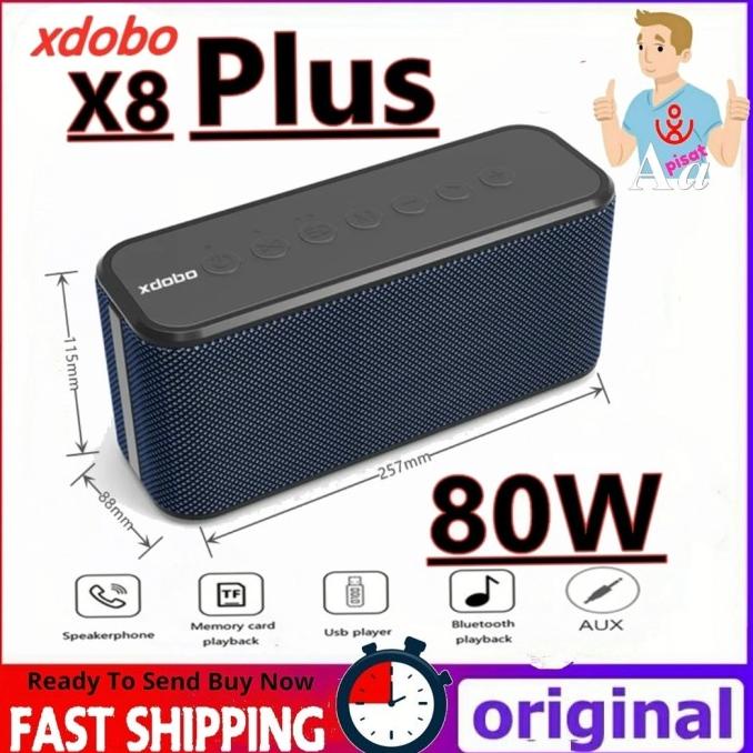 Speaker Xdobo X8 Plus 80W Stereo Audio Wireless Bluetooth 5.0 Original