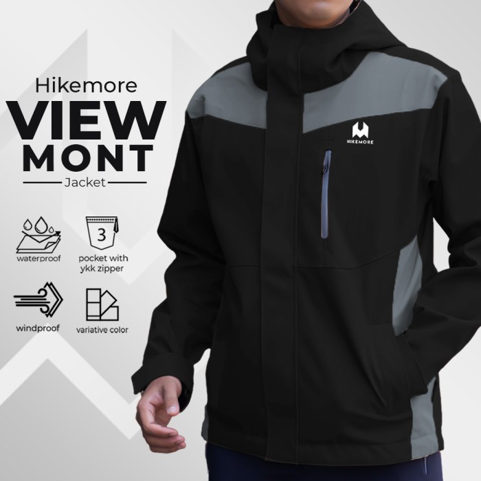 Jaket Hikemore Viewmont Windproof Pria Original