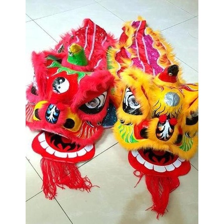 KEPALA BARONGSAI DEWASA DEKOR IMLEK PESTA BARONGSAI KOSTUM IMLEK