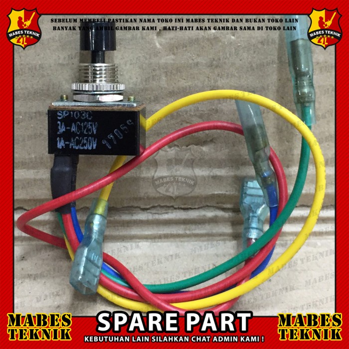 FREE ONGKIR IGNITION SWITCH FOGGING TASCO 150 KA / 150 KB SWITCH STATER FOGGING FREE ONGKIR