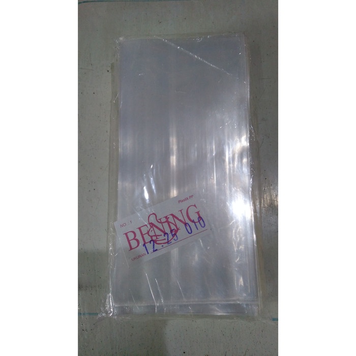 

Promo Kantong Plastik Bening Pp Tebal 0.10 Mm - Merk Bening (Per Pak) Terbaru