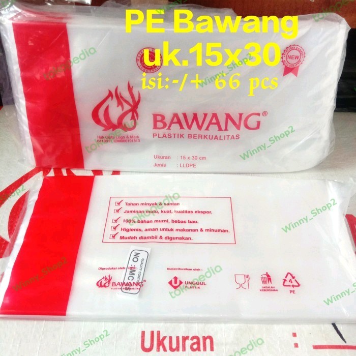 

Promo Pe Bawang (Isi 5 Bks) Uk.10X20 / 12X25 / 15X30 Plastik Gula Es Minyak Terbaru