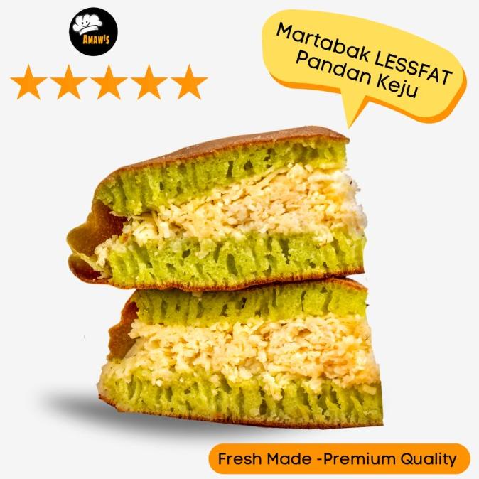Martabak Lessfat Pandan Keju/ Pandan Coklat (Tulis Di Note) Pengiriman Cepat