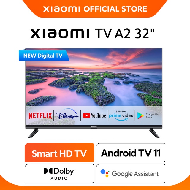 Official Xiaomi TV A2 32" Android TV Dolby Audio