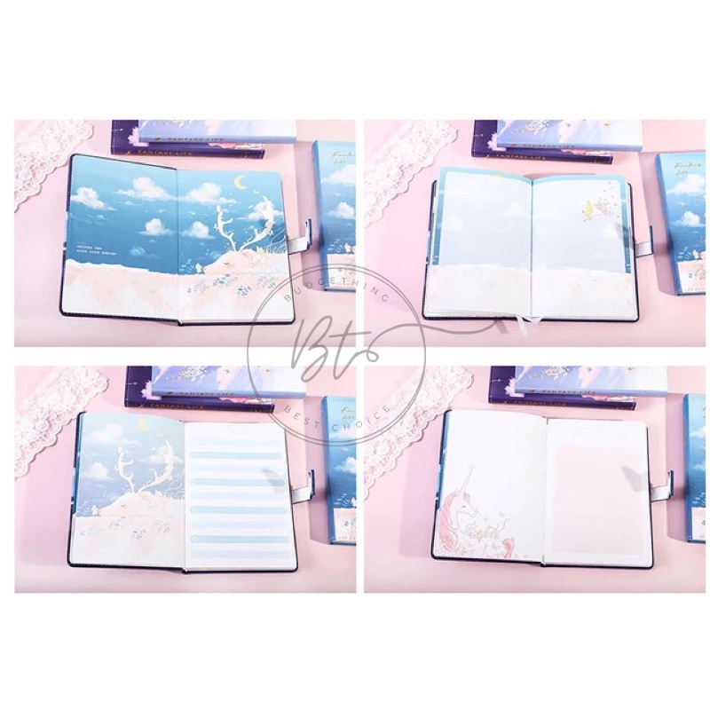 

[B302] Magnetic Notebook Fantasy Life / Diary Jurnal Agenda Buku Tulis / Planner