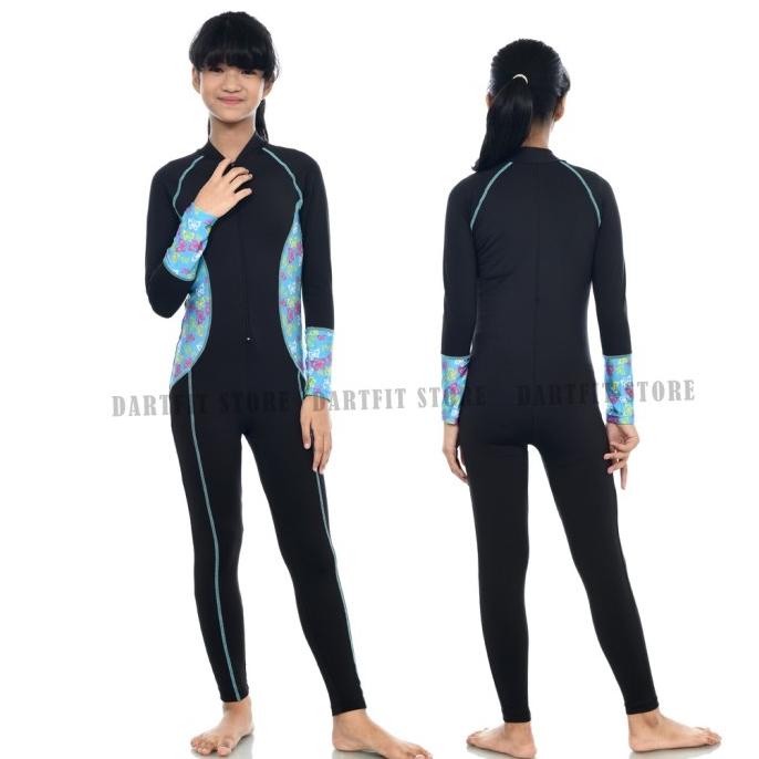 BAJU RENANG ANAK PEREMPUAN TERUSAN UMUR 7-12 TAHUN