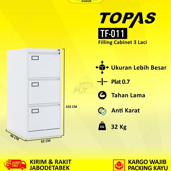 

Trend Topas Tf-011 Filling Cabinet 3 Laci Filing Kabinet Besi 3 Laci Terbaik