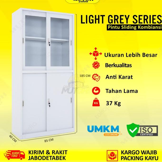 

Ready Lemari Arsip Lemari Besi Filing Cabinet 2 Pintu Kombinasi Sliding 107 Original