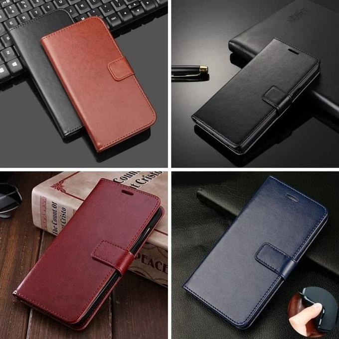 Case Leather Wallet/Flip Polos Samsung J6 Plus
