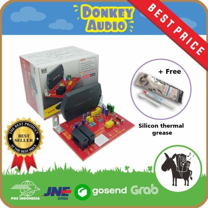 KIT POWER AMPLI MONO AMPLIFIER STK 417 TANPA HEATSINK BELL BGR ASLI |Bagus|Top