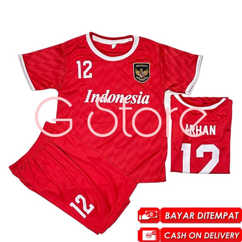NEW ARRIVAL BISA COD / SETELAN BAJU BOLA ARHAN TERBARU / JERSEY TIMNAS INDONESIA TERMURAH / KAOS UNI