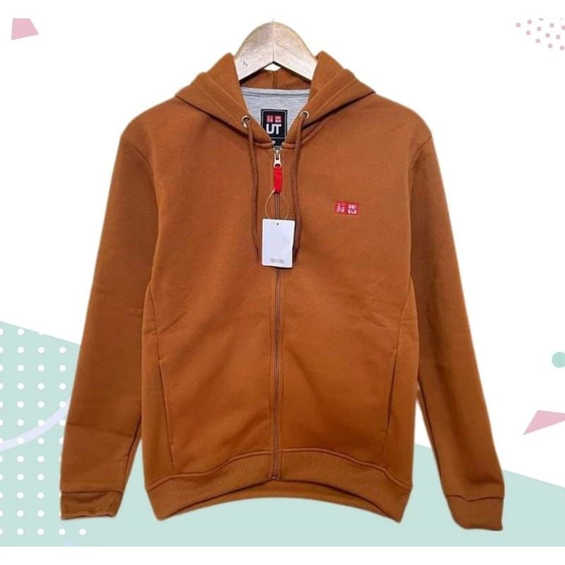jaket zipper hondie uniqlo
