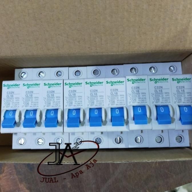 Terlaris Ori Mcb Schneider 2 4 6 10 16 20 25 35 Ampere Saklar