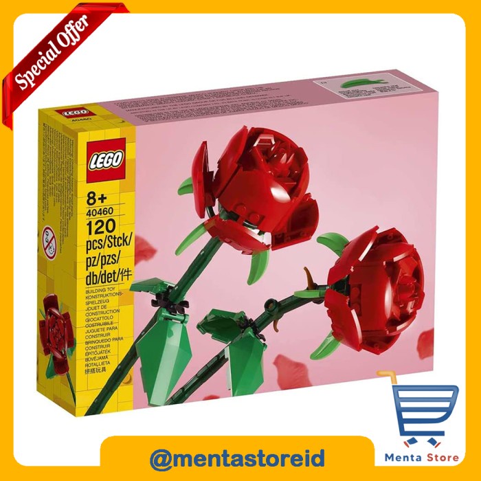 LEGO EXCLUSIVES 40460 ROSES VALENTINES DAY MOTHER WIFE GF GIFT FLOWER