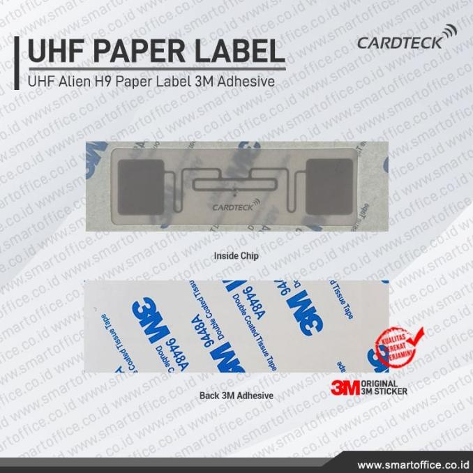 

UHF Paper Label Alien H9 UHF H9962 Printable Label Long Range RFID Tag
