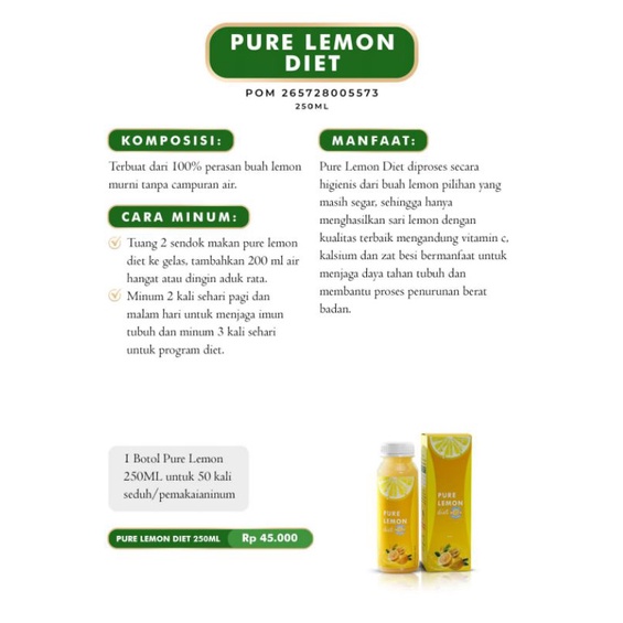 

Pure Lemon Diet PLD