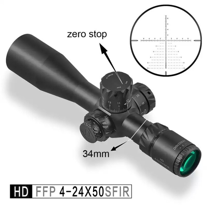 ✨Original Telescope / Teropong Discovery Hd 4-24X50 Sfir Dlwt Ffp Terbatas