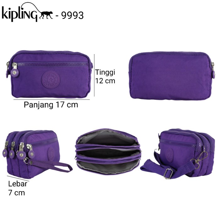 Dompet HP dan Uang kode 9993 import kipling bagus 4 resleting 100% ORIGINAL