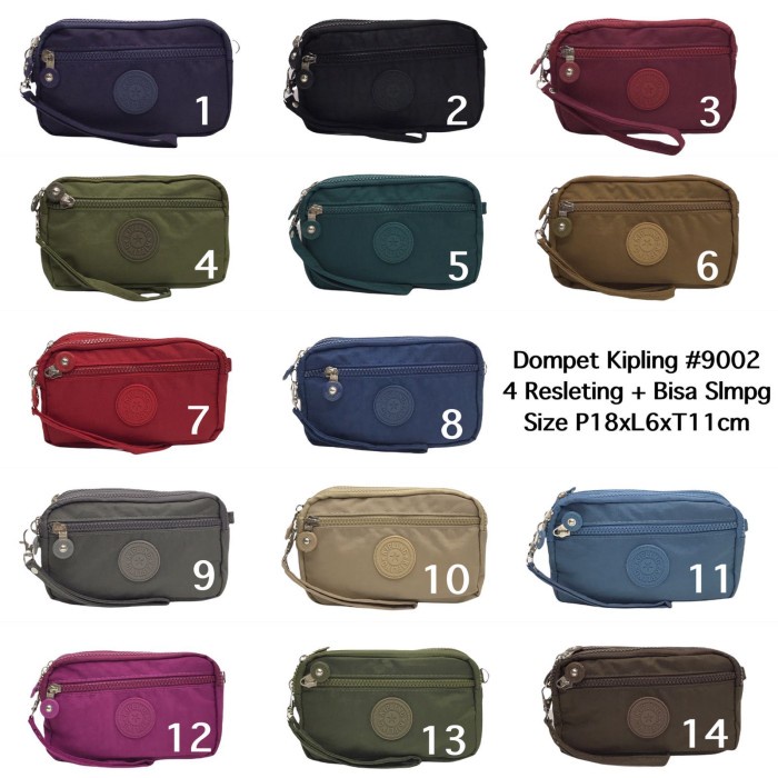 DOMPET HP KIPLING 2 FUNGSI IMPORT 4 RUANG - TAS SELEMPANG 100% ORIGINAL
