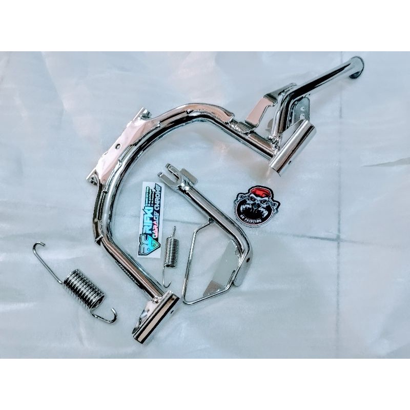 standar set aerox old original chrome