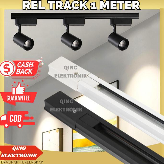 Rel Lampu Tracklight / LED Track Rel 1 M / Rel Lampu Sorot Track 1 M