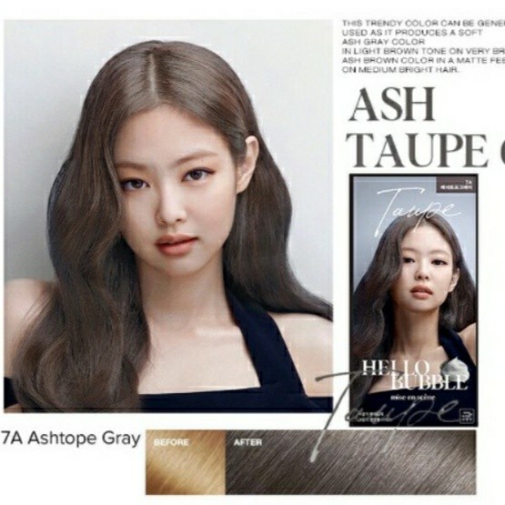 Hair Foam - Mise En Scene - Hello Bubble Hair Foam Color-X Blk Pink Ash Taupe Gray