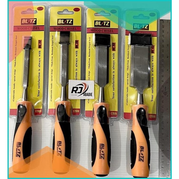 

Alat Pahat Tatah Kayu Gagang Karet Fiber Wood Chisel BLITZ BC 3/8 Inc