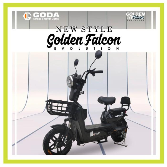 Goda Sepeda Listrik Golden 145 Falcon Electric Bike Bicycle GD145