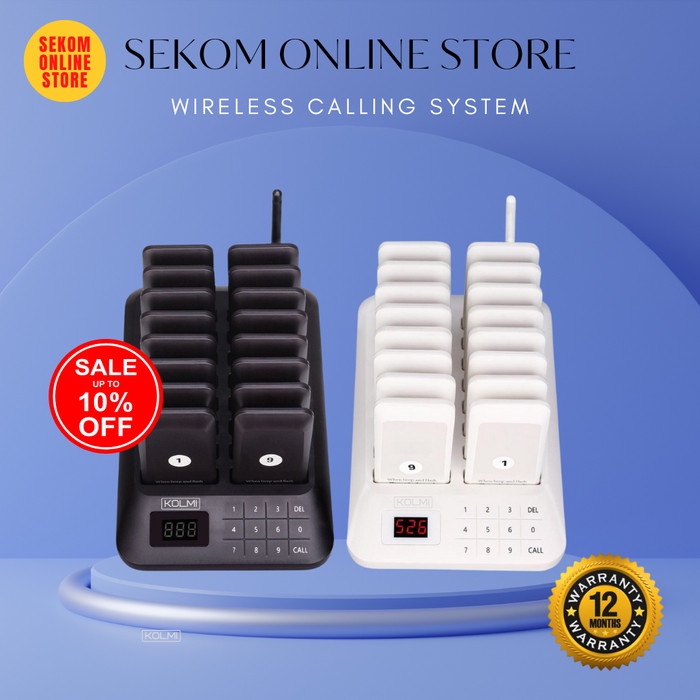 Promo Wireless Calling System Restaurant Pager Kolmi Retekess Td-157