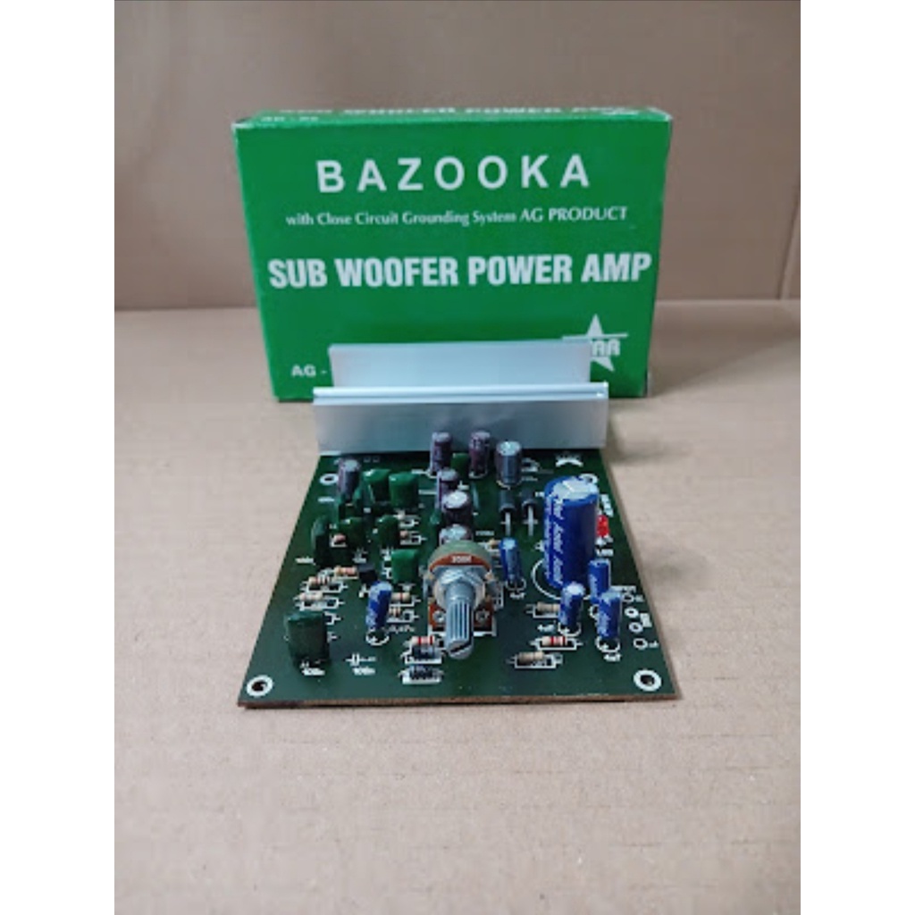 KIT SUB WOOFER POWER AMP CAR & HOME BAZOOKA 12v dc STAR PRODUCT