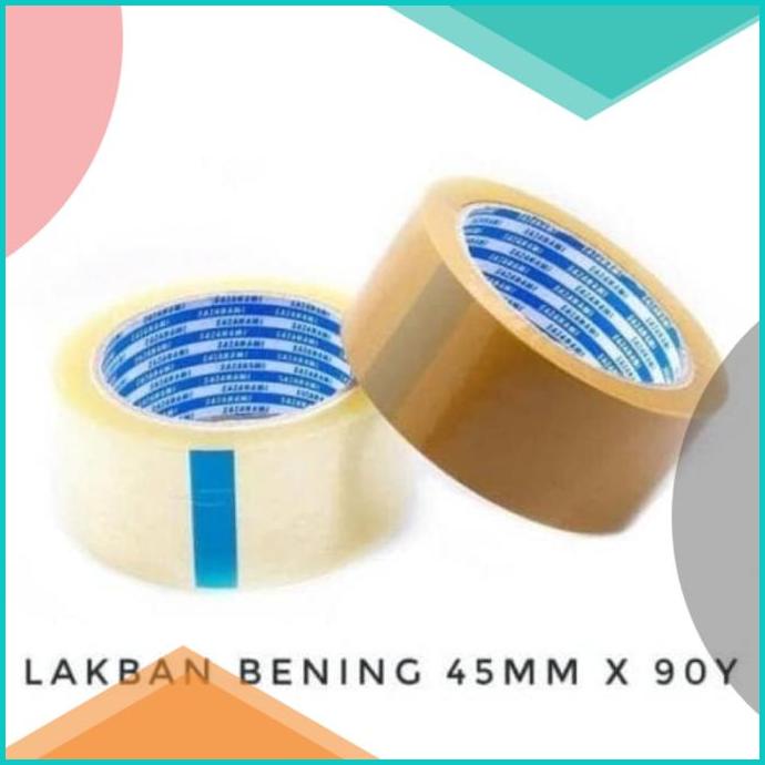 

Lakban Bening Jumbo HARGA PABRIK merk Asahi 90 yard Super MURAH TOP 2