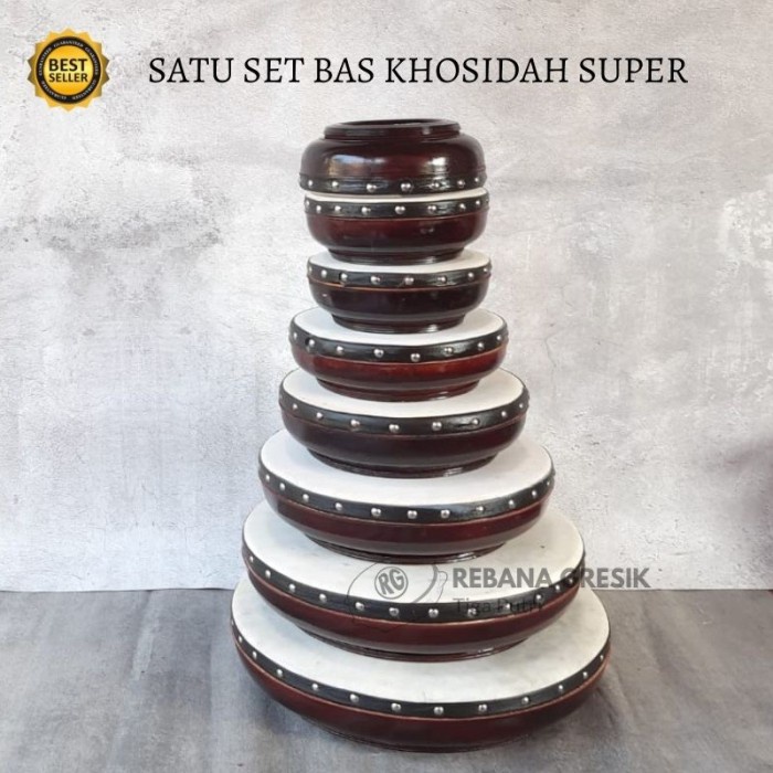 Tamborin - Qasidah Rebana 1 Set Kualitas Super Isi 10 Plus Tamborin