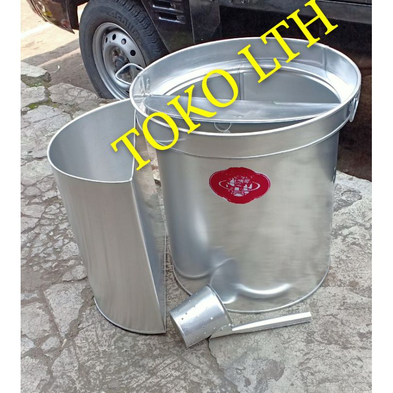 Tong E Ayam Baso Bakso Sekat Lepas 32 Cm Alumunium / Dandang Buleng Panci