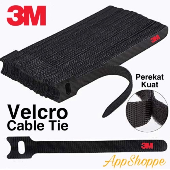 

Promo 3M Velcro Cable Tie Organizer Pengikat Kabel Perekat Factory Stock