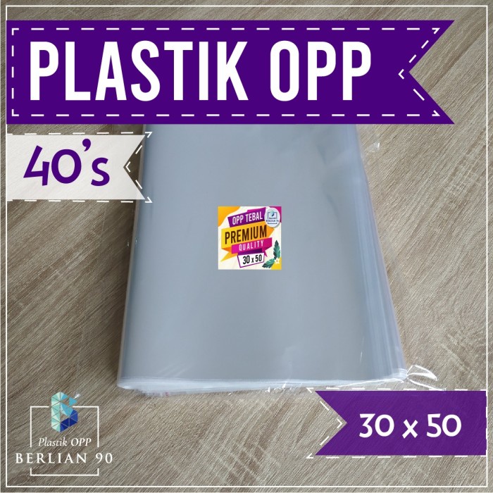 

Plastik Opp Lem 30X50 Cm Tebal 40 Micron Plastik Opp Seal Premium