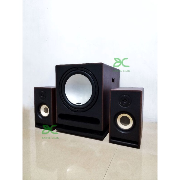 Paket Box Speaker System 2.1 - 12 Inch Sub + 6 Inch Monitor