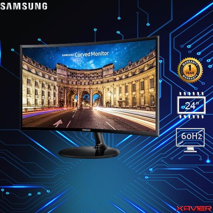 Monitor Led Samsung F390 Curve - 24 Inch Pc Komputer - Pls Vga Hdmi Dancersfrank