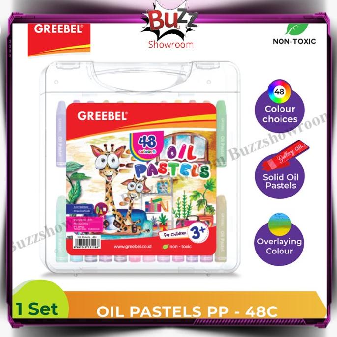 

Kids Oil Pastel Crayon Greebel 48 Warna Krayon Anak 48W Kode 1391