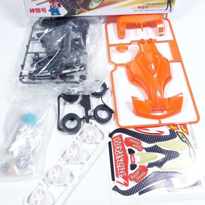 Gratis Ongkir Mini 4wd Merk Ruize Diospada Super TZ Chassis Limited Edition (tri00j.apa)