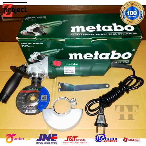 METABO mesin gerinda tangan 4in W650-100 / mesin gerinda tangan metabo -Megah CT