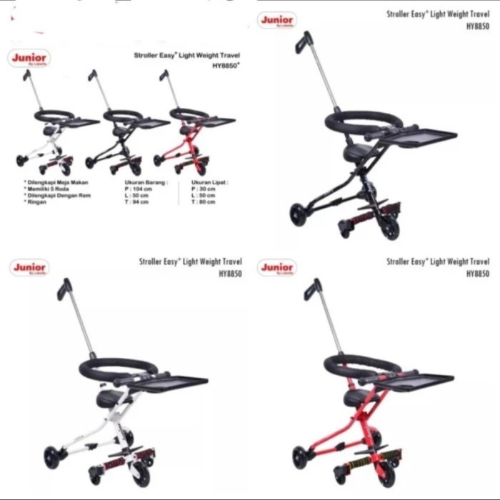 Promo Stroller Roda 3 Junior Stroler Bayi Murah Kereta Dorong Anak