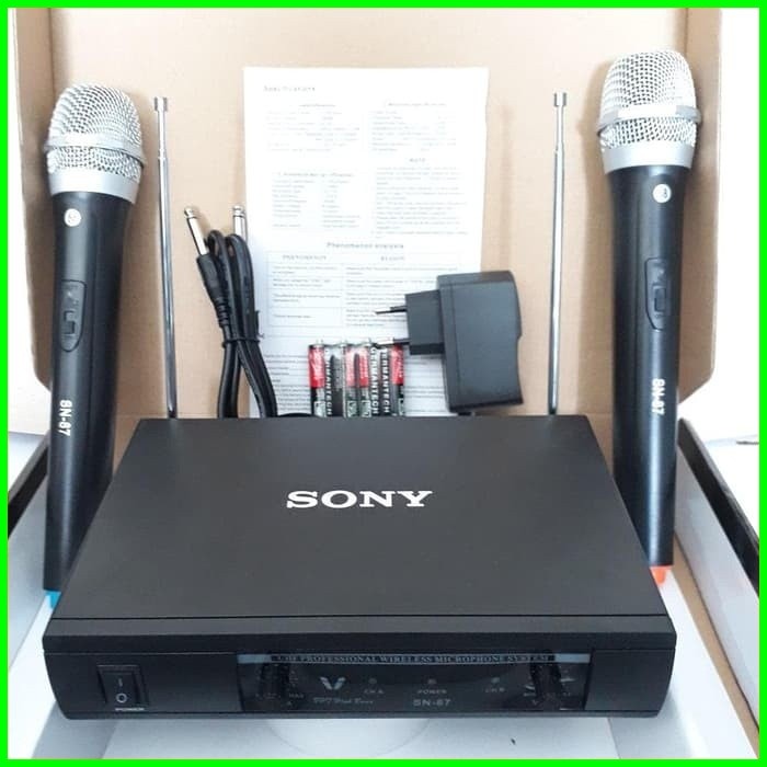 SONY SN-66 Mic Werles Double Mic SUARA MANTAP HARGA TERJANGKAU